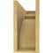 Ekena Millwork 7"W x 21"D x 14"H Classic Yorktown Rough Cedar Woodgrain TimberThane Corbel, Primed Tan CORUR07X21X14YORRCPR - alternate 3